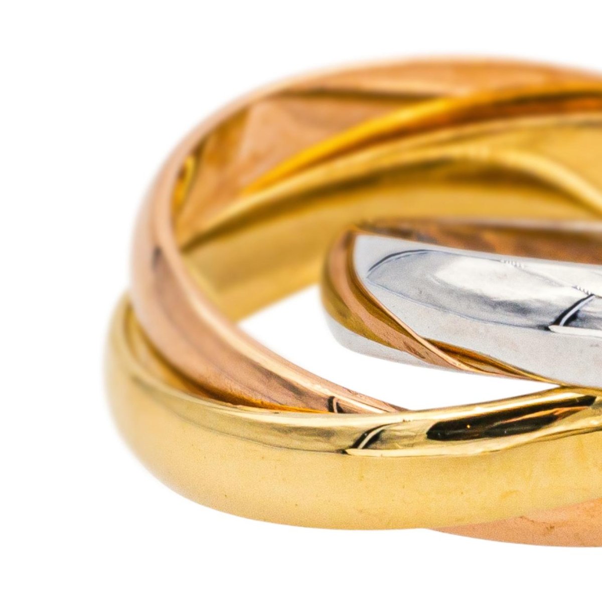 Cartier Alliance CARTIER "Trinity" en or jaune, or blanc et or rose - Castafiore