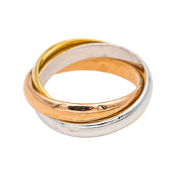 Cartier Alliance CARTIER "Trinity" en or jaune, or blanc et or rose - Castafiore