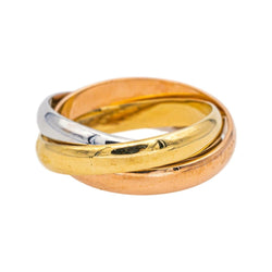 Cartier Alliance CARTIER "Trinity" en or jaune, or blanc et or rose - Castafiore