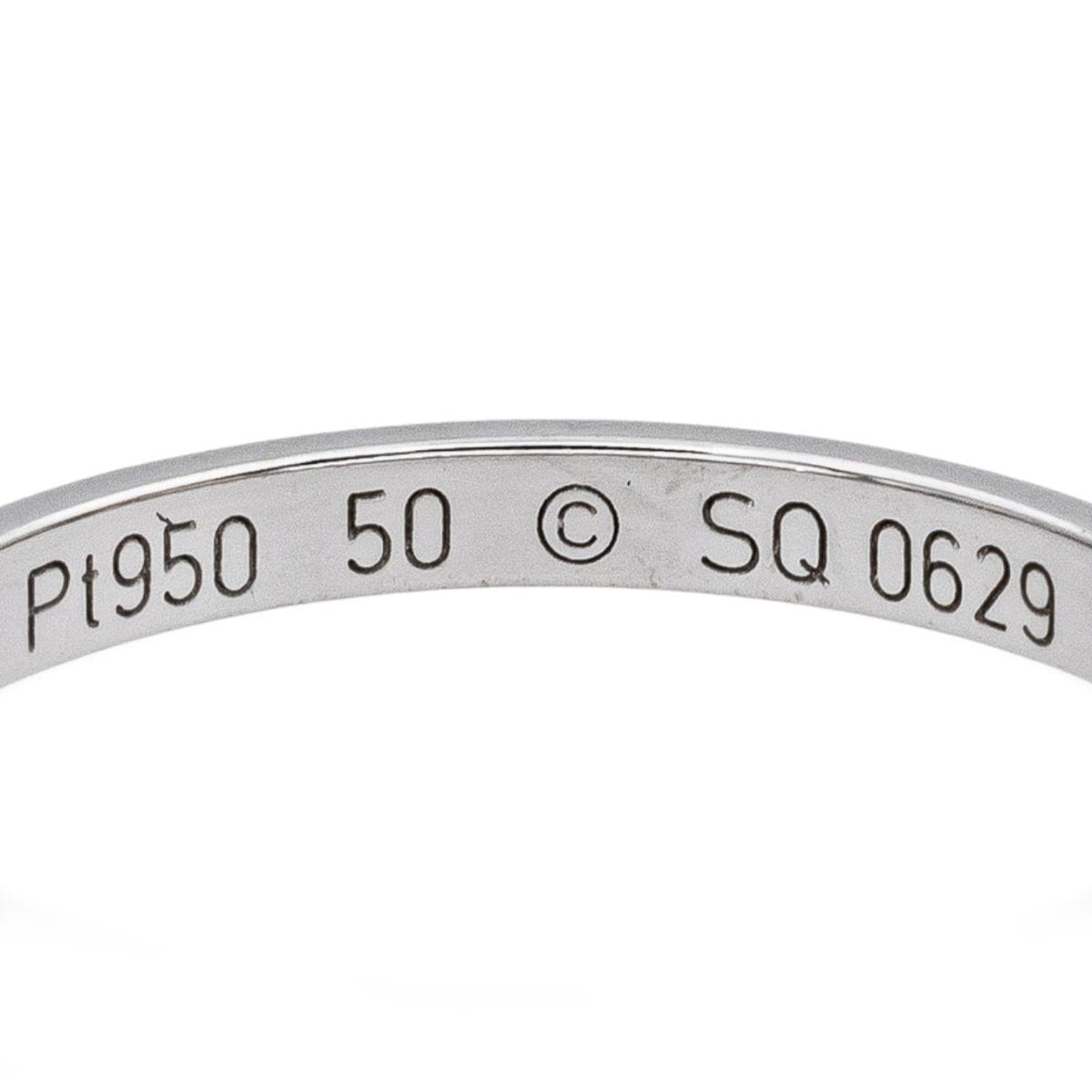 Cartier Bague Alliance 1895 Platine - Castafiore
