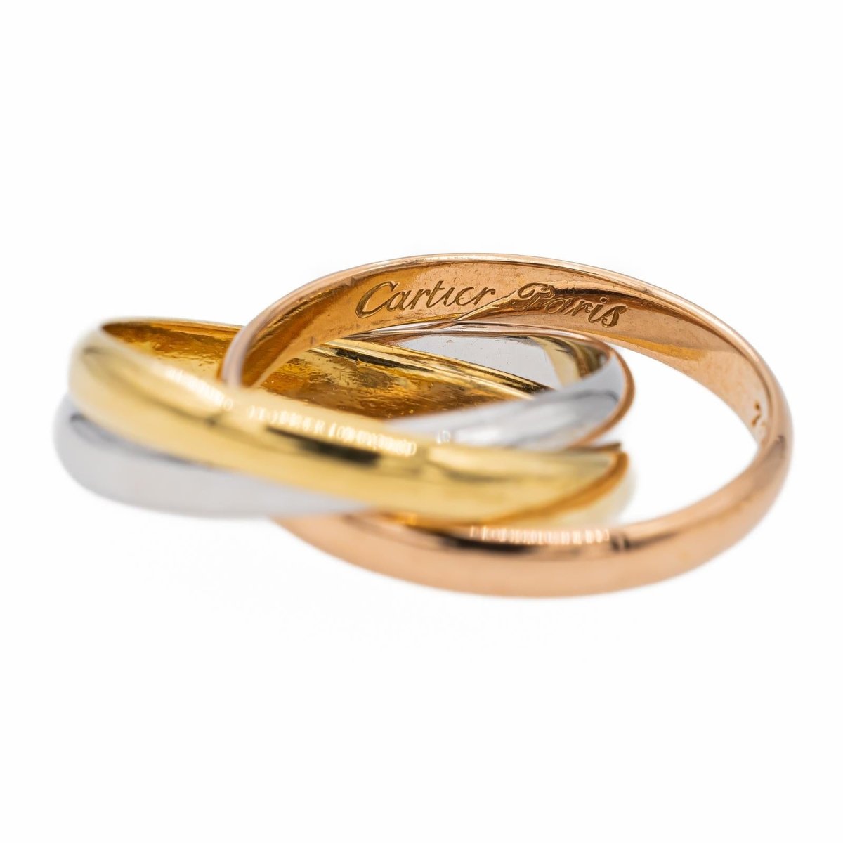 Cartier Bague Alliance Trinity Or jaune - Castafiore