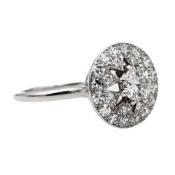 Cartier Bague Art déco Platine Diamant - Castafiore