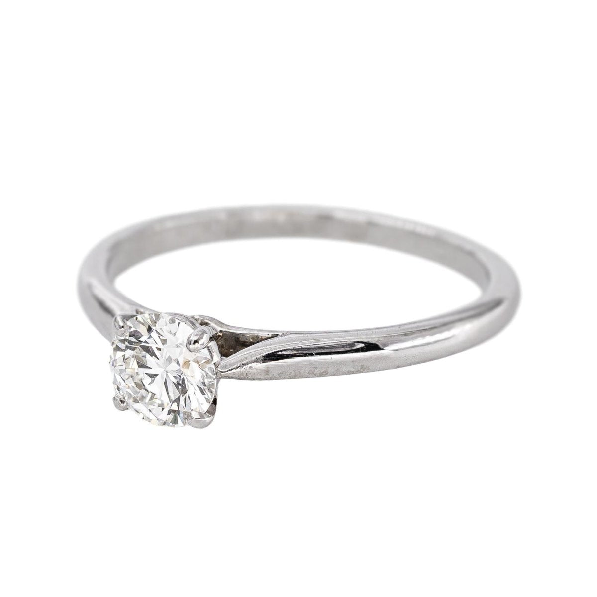 Cartier Bague Solitaire 1895 Platine Diamant - Castafiore