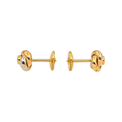 Cartier Boucles d'oreilles Puces Trinity Or rose Diamant - Castafiore