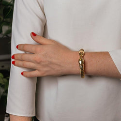 Cartier Bracelet Jonc Panthère Or jaune - Castafiore
