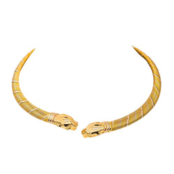 Cartier Collier Torque Panthère Or jaune - Castafiore