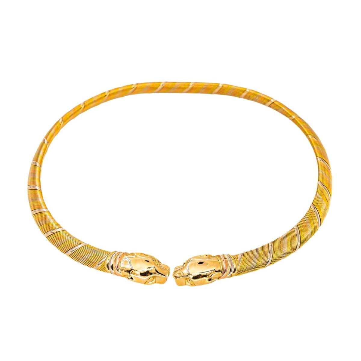 Cartier Collier Torque Panthère Or jaune - Castafiore