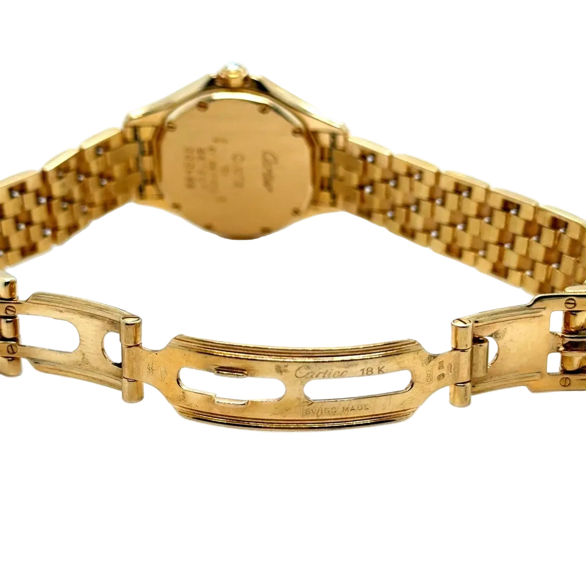 Cartier - Montre Cougar - Or Jaune et Diamants - Castafiore