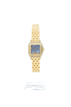 Cartier Panthère "Sunrise" Or Jaune & Nacre - Petit Modèle - 1998 (full set) - Castafiore