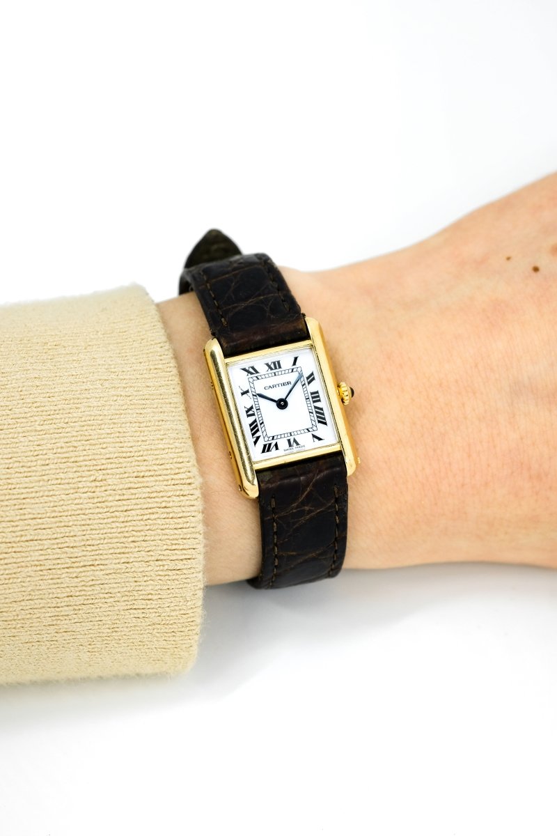 Cartier Tank Louis Médium - v. 1990 (papiers SAV) - Castafiore