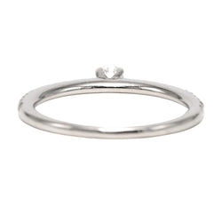 Bague Solitaire en or blanc et diamants