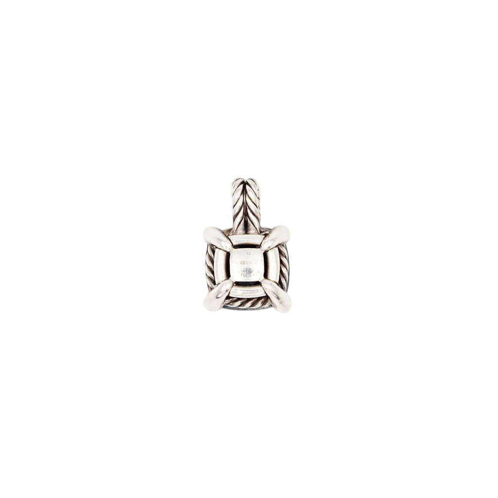 Pendentif DAVID YURMAN en argent, hématite et diamant