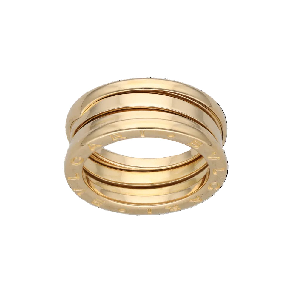 Bague Bandeau BULGARI "B.Zero" en or jaune