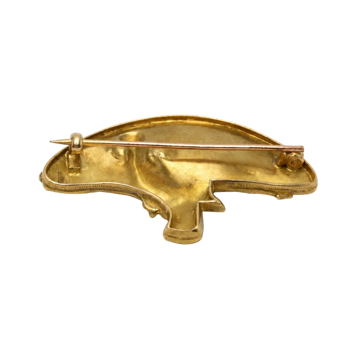 Broche Épingle en or jaune et diamants