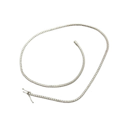 Collier Rivière en or blanc et diamants