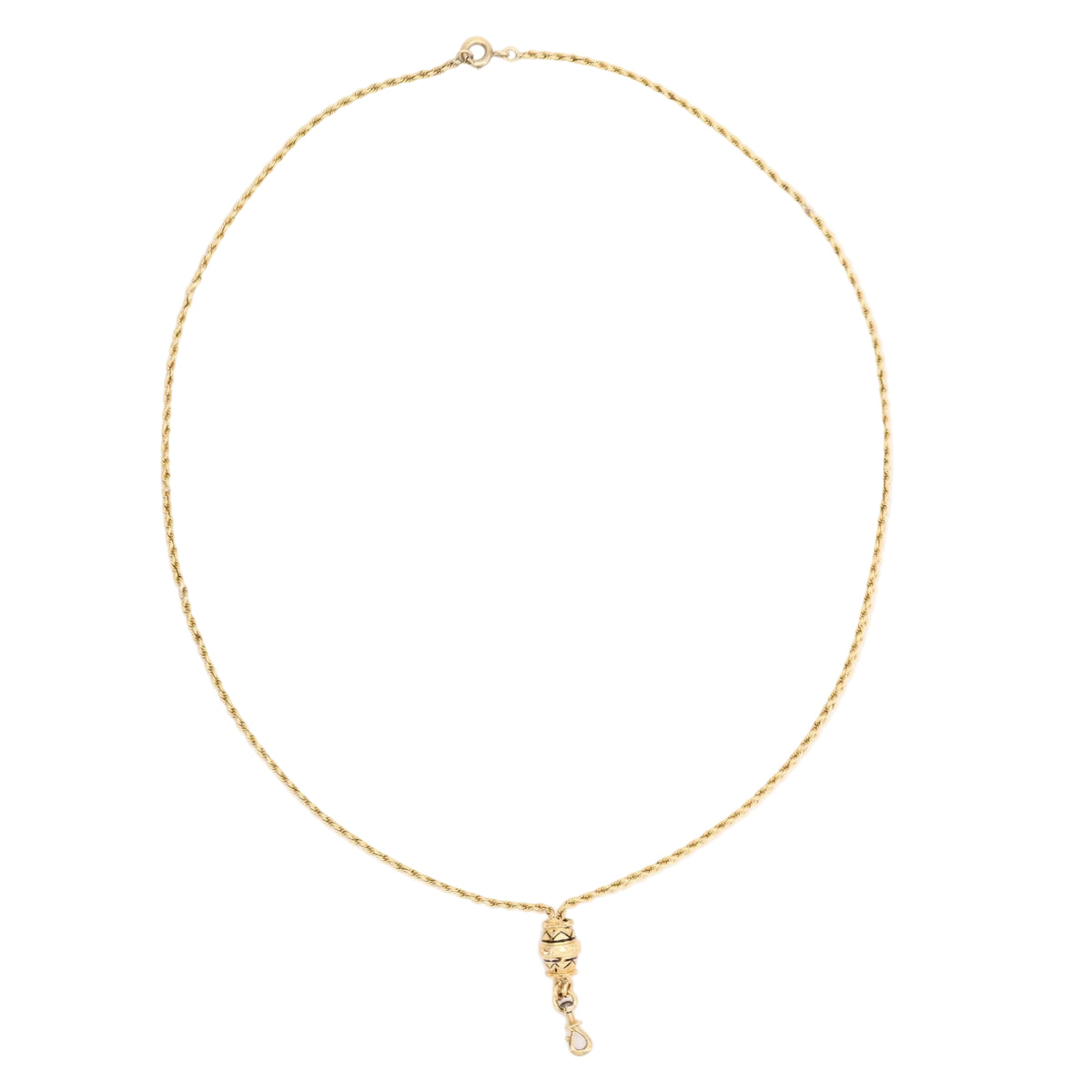 Collier en or jaune, émail et diamants