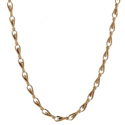 Chaîne maille agrafe en or jaune - Castafiore