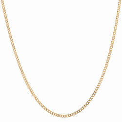 Chaine maille gourmette en or jaune - Castafiore