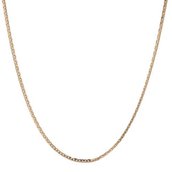 Chaine maille plate en or jaune - Castafiore