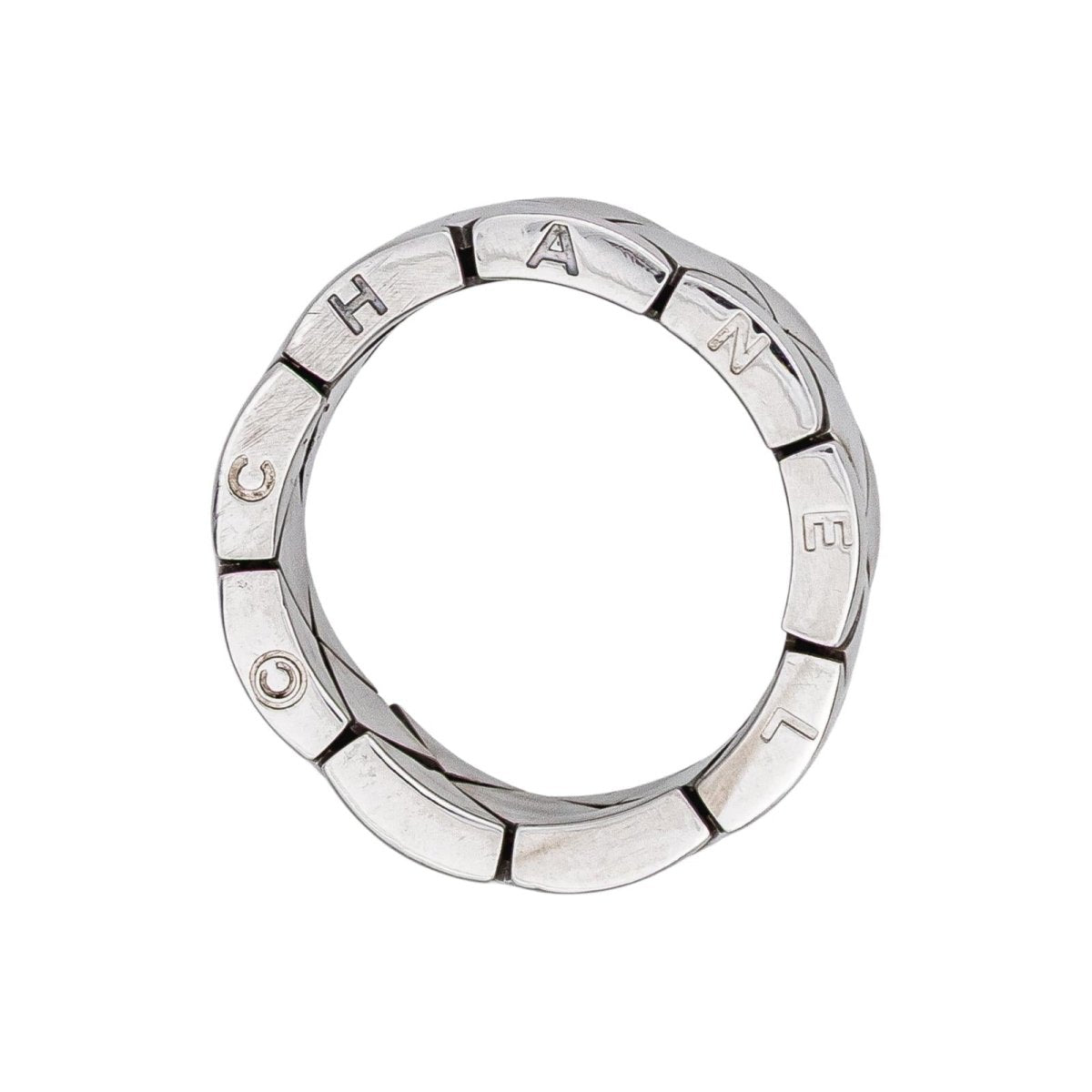 Chanel Bague Coco Crush Or blanc - Castafiore