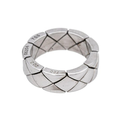 Chanel Bague Coco Crush Or blanc - Castafiore