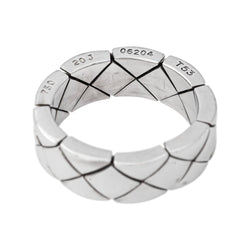 Chanel Bague Coco Crush Or blanc - Castafiore