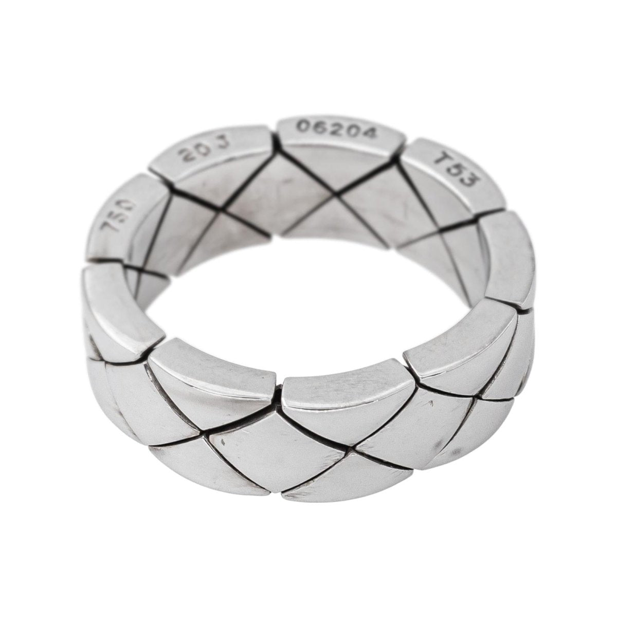 Chanel Bague Coco Crush Or blanc - Castafiore