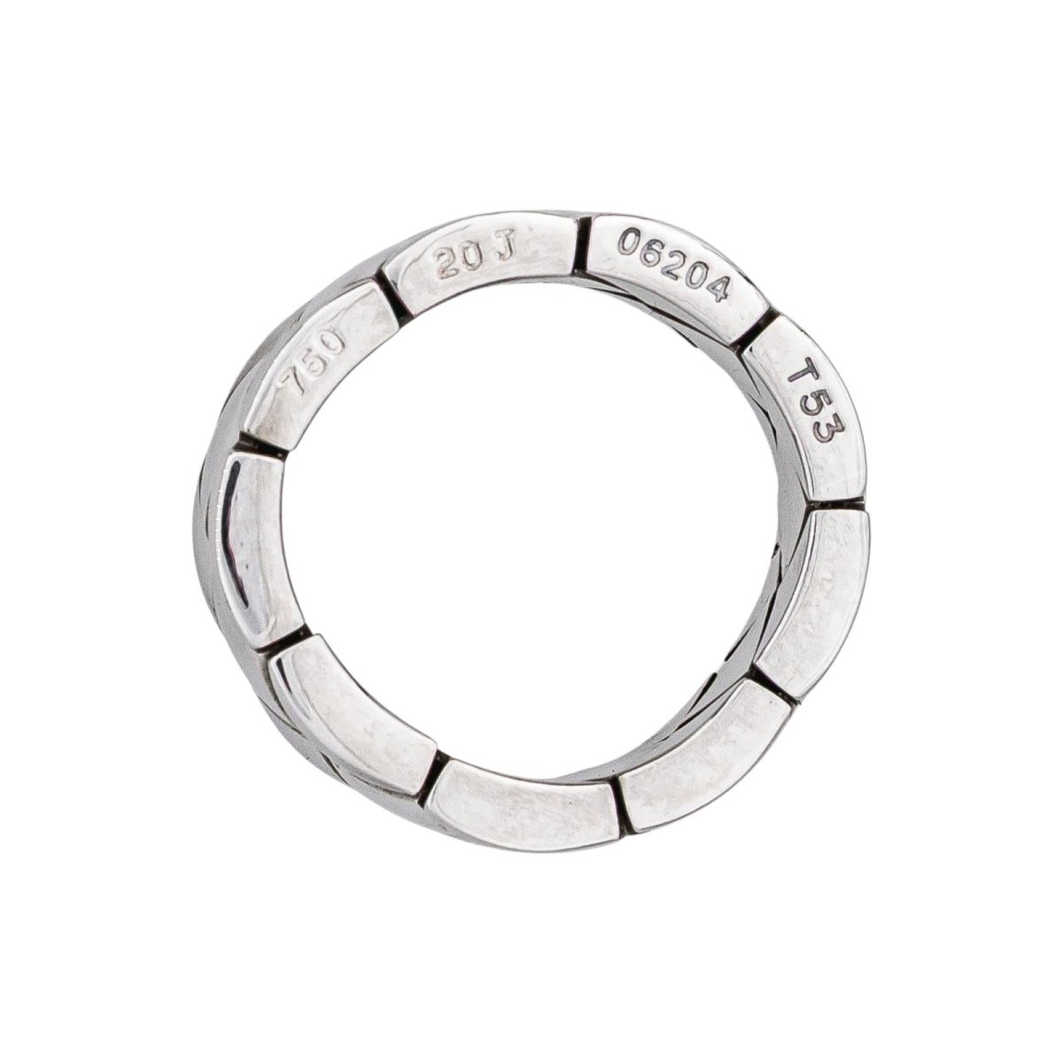 Chanel Bague Coco Crush Or blanc - Castafiore