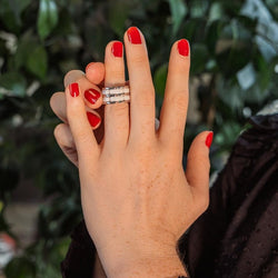Chanel Bague Ultra Or blanc - Castafiore