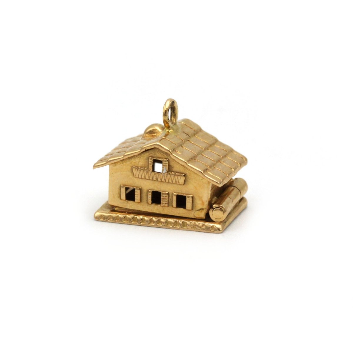 Charm Maison - Or jaune & Résine - Castafiore