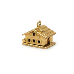 Charm Maison - Or jaune & Résine - Castafiore
