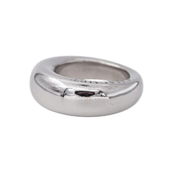 Chaumet Bague Jonc Or blanc - Castafiore