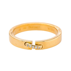 Chaumet Bague Liens Evidence Or rose Diamant - Castafiore