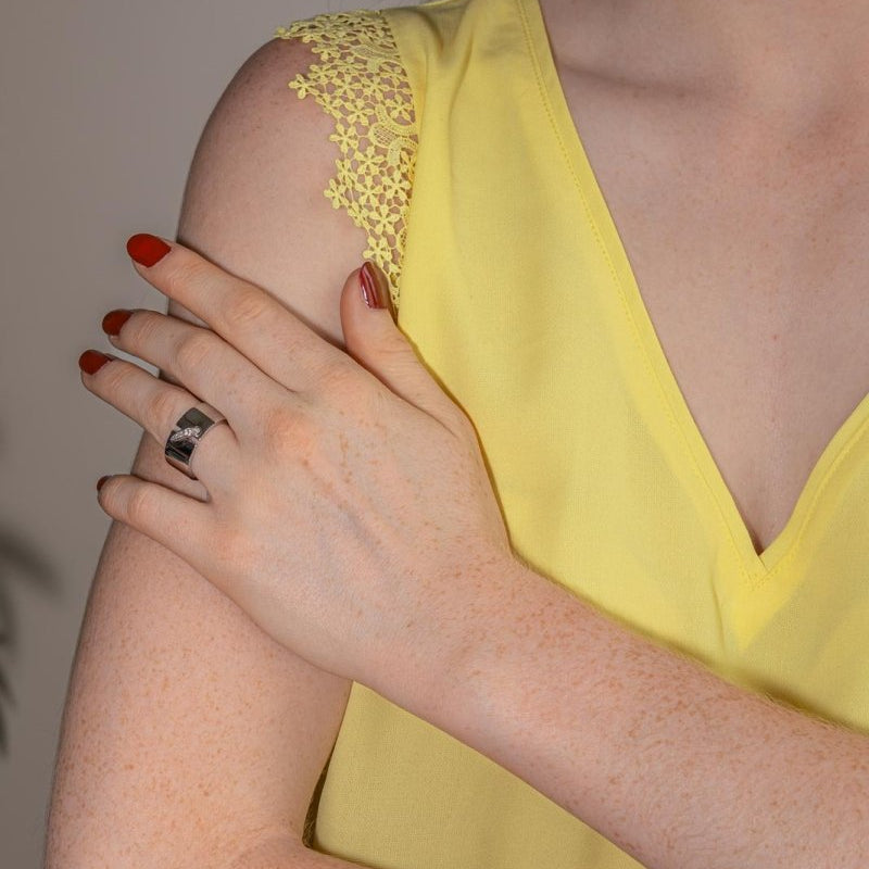 Chaumet Bague Liens Or blanc Diamant - Castafiore