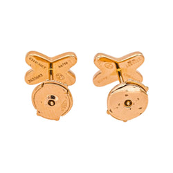 Chaumet Boucles d'oreilles Jeux de liens Or rose Diamant - Castafiore