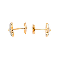 Chaumet Boucles d'oreilles Jeux de liens Or rose Diamant - Castafiore