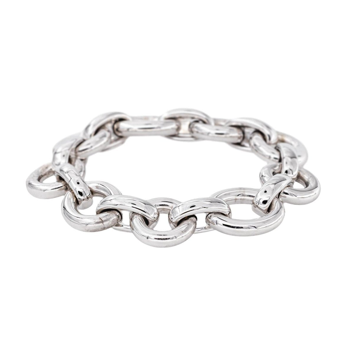 Chaumet Bracelet maillons Jaseron Or blanc - Castafiore