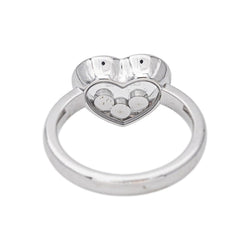 Chopard Bague Happy Diamond Or blanc Diamant - Castafiore