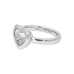 Chopard Bague Happy Diamond Or blanc Diamant - Castafiore
