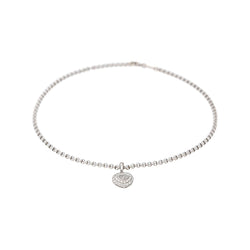 Chopard Collier Happy Diamonds Or blanc Diamant - Castafiore