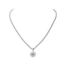 Chopard Collier Happy Diamonds Or blanc Diamant - Castafiore