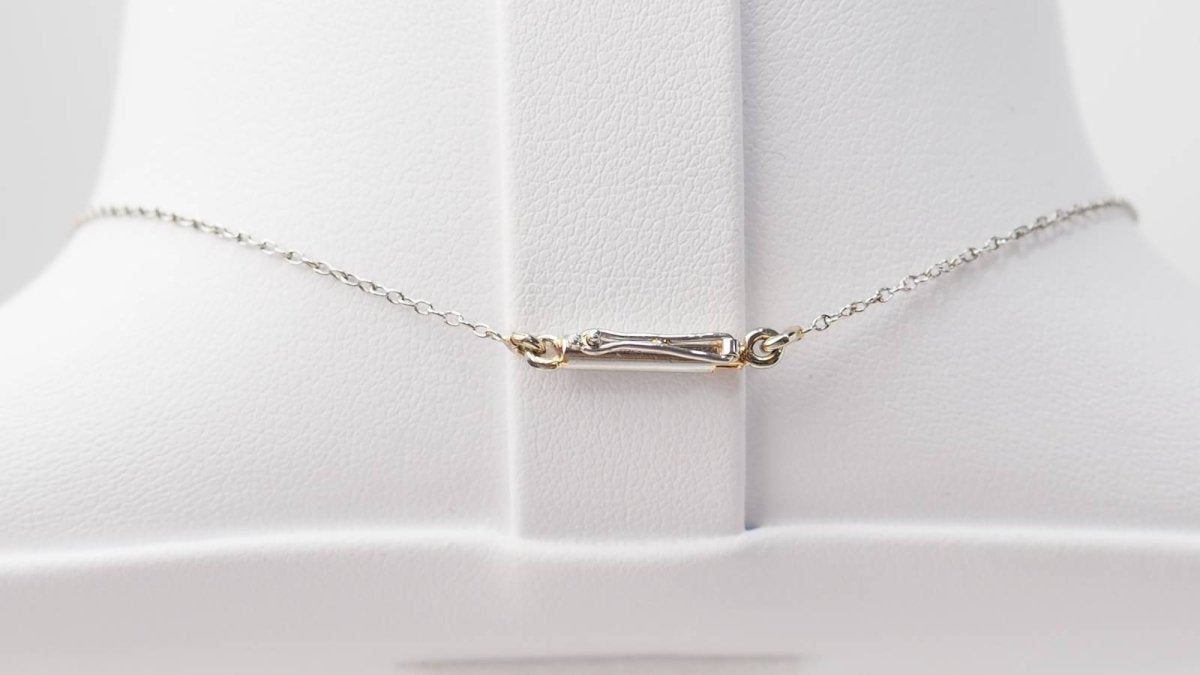 Collier ancien en or platine et diamants - Castafiore