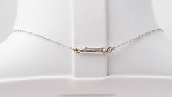 Collier ancien en or platine et diamants - Castafiore