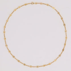 Collier ancien motifs ajourés en or jaune - Castafiore