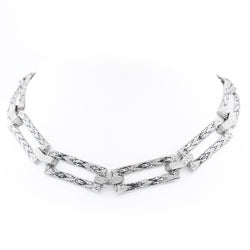 Collier Art déco Or blanc - Castafiore