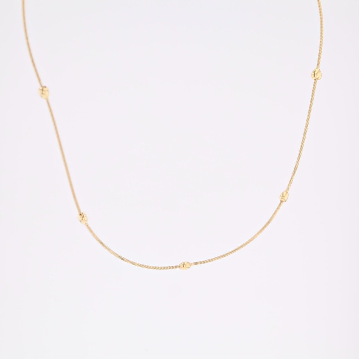Collier câble en or jaune - Castafiore