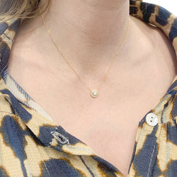 Collier CARTIER "Cartier d'Amour" en or rose et diamants. - Castafiore