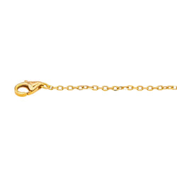 Collier CARTIER Coeur maille forçat en or jaune saphir - Castafiore