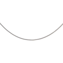 Collier Chaîne à maillon Or blanc - Castafiore