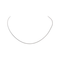 Collier Chaîne à maillon Or blanc - Castafiore